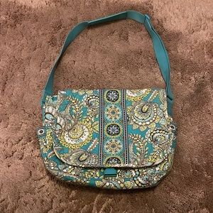Vera Bradley Peacock Laptop Computer Bag